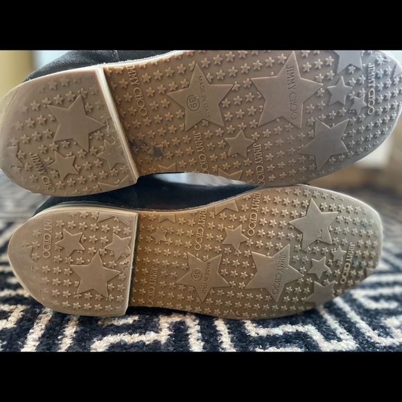 Jimmy Choo Suede Riding Boot - Picture 3 of 9